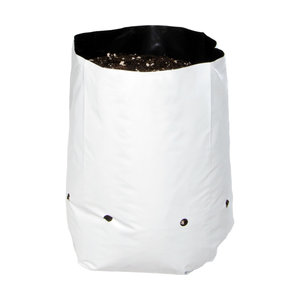 Hydrofarm Hydrofarm Black & White Grow Bag, 2 gal (20 packs of 25)