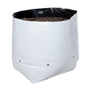 Hydrofarm Hydrofarm Black & White Grow Bag, 10 gal (20 packs of 10)