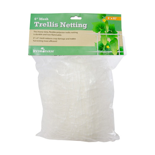 Hydrofarm Trellis Netting 6" Mesh, non-woven, 6' x 82'