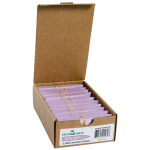 Hydrofarm Hydrofarm Plant Stake Labels, Lavender, 4" x 5/8", case of 1000