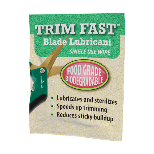 Hydrofarm Trim Fast Blade Lubricant, single use wipe, pack of 25