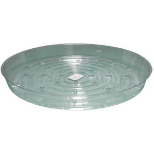 Hydrofarm Clear Saucer, 14", pack of 10