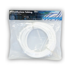 Hydrologic Hydrologic Polyethylene Tubing, 25', White, 1/2"