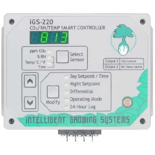 Intelligent Growing Systems (Plug & Grow ) iGS-220 CO2/RH/Temperature Smart Controller