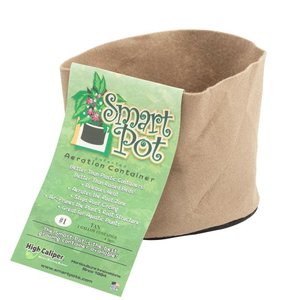 Smart Pot Smart Pot, Tan, 1 gal, 7" x 6"