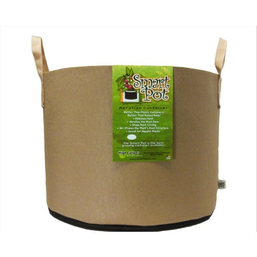 Smart Pot Smart Pot w/Handles, 20 gal, Tan