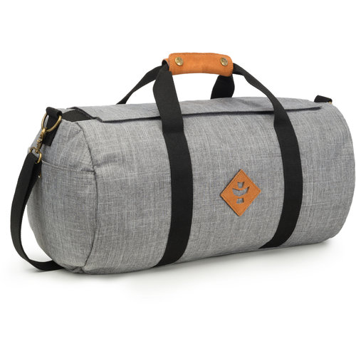 Revelry Supply Revelry Supply The Overnighter Small Duffle, Crosshatch Grey