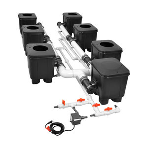 Slucket Slucket 12 Site Posiflow Complete System, 2' center - A Hydrofarm Exclusive!