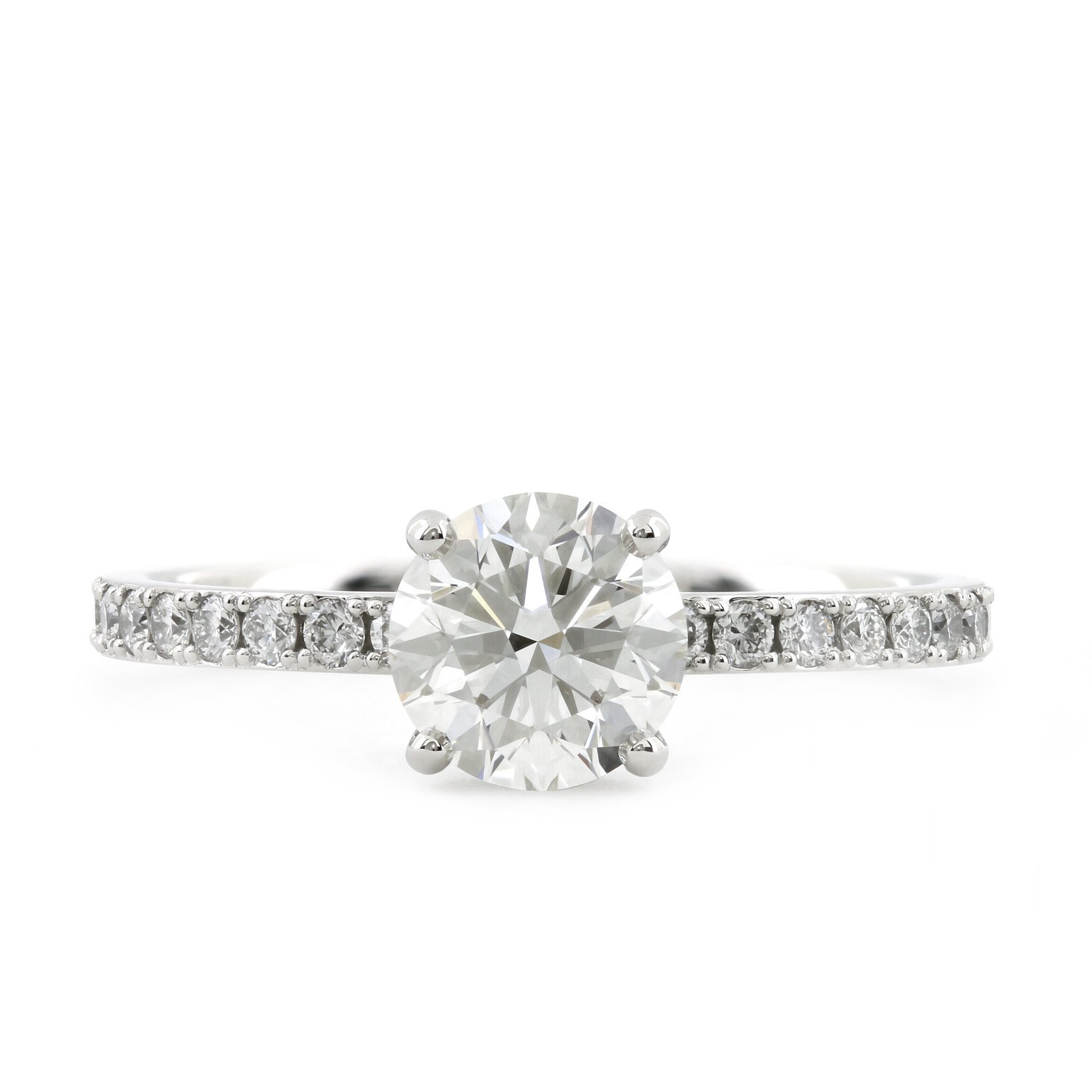 Baxter Moerman Grace Engagement Ring with Round 1.05ct Diamond