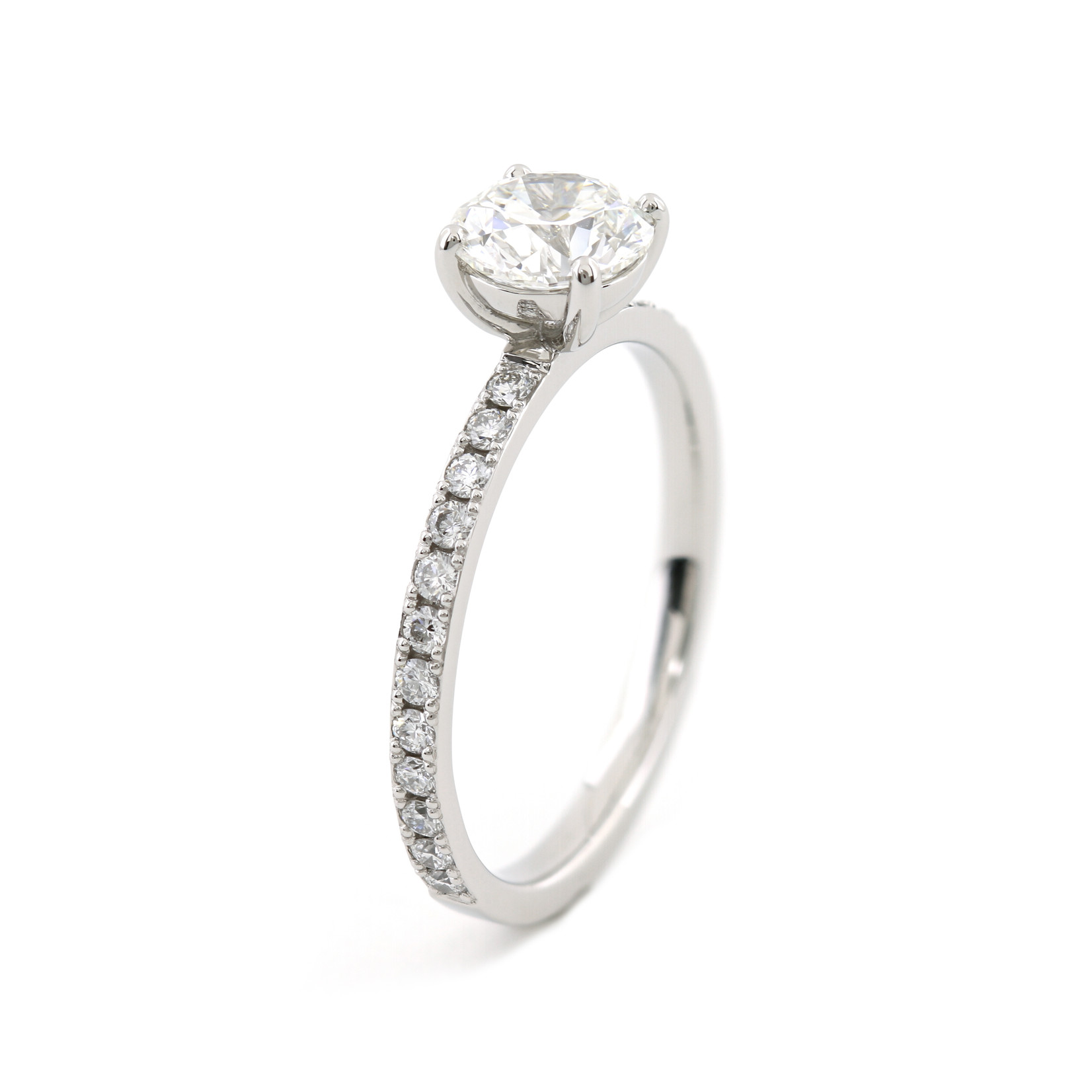 Baxter Moerman Grace Engagement Ring with Round 1.05ct Diamond