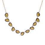 Baxter Moerman Piedras Full Necklace with Whiskey Quartz