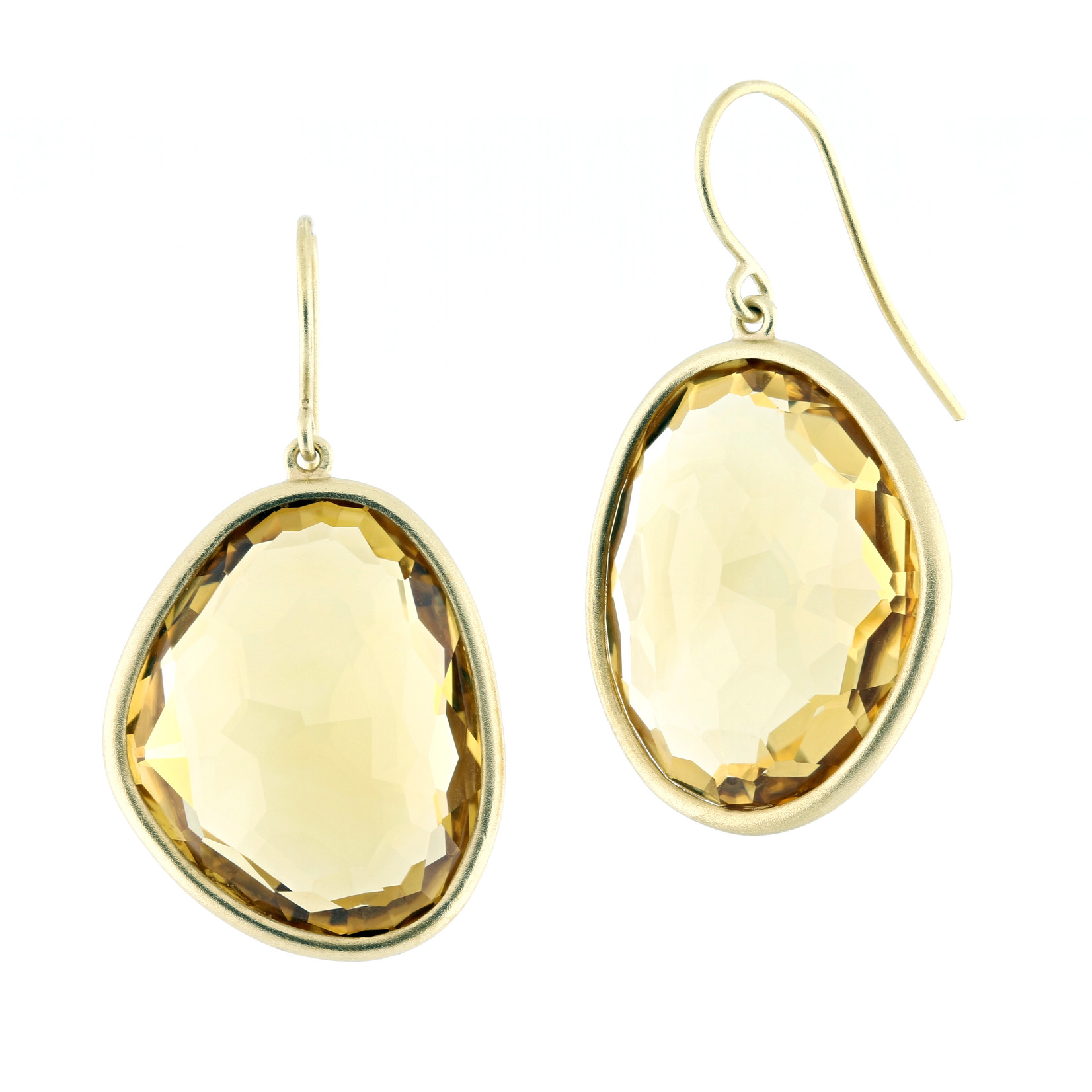 Baxter Moerman Piedras Drop Earrings with Champagne Quartz