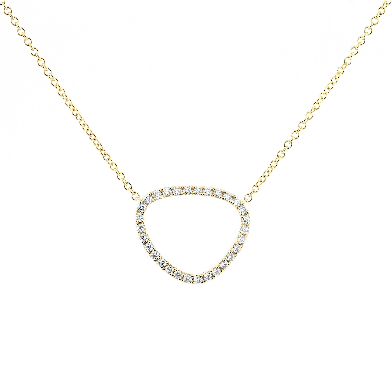Baxter Moerman Piedras Diamond Frame Necklace