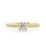 Baxter Moerman Grace Engagement Ring with Round Diamond
