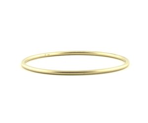 Endless Bangle in 18K Matte Yellow Gold - 3mm wide - Baxter Moerman