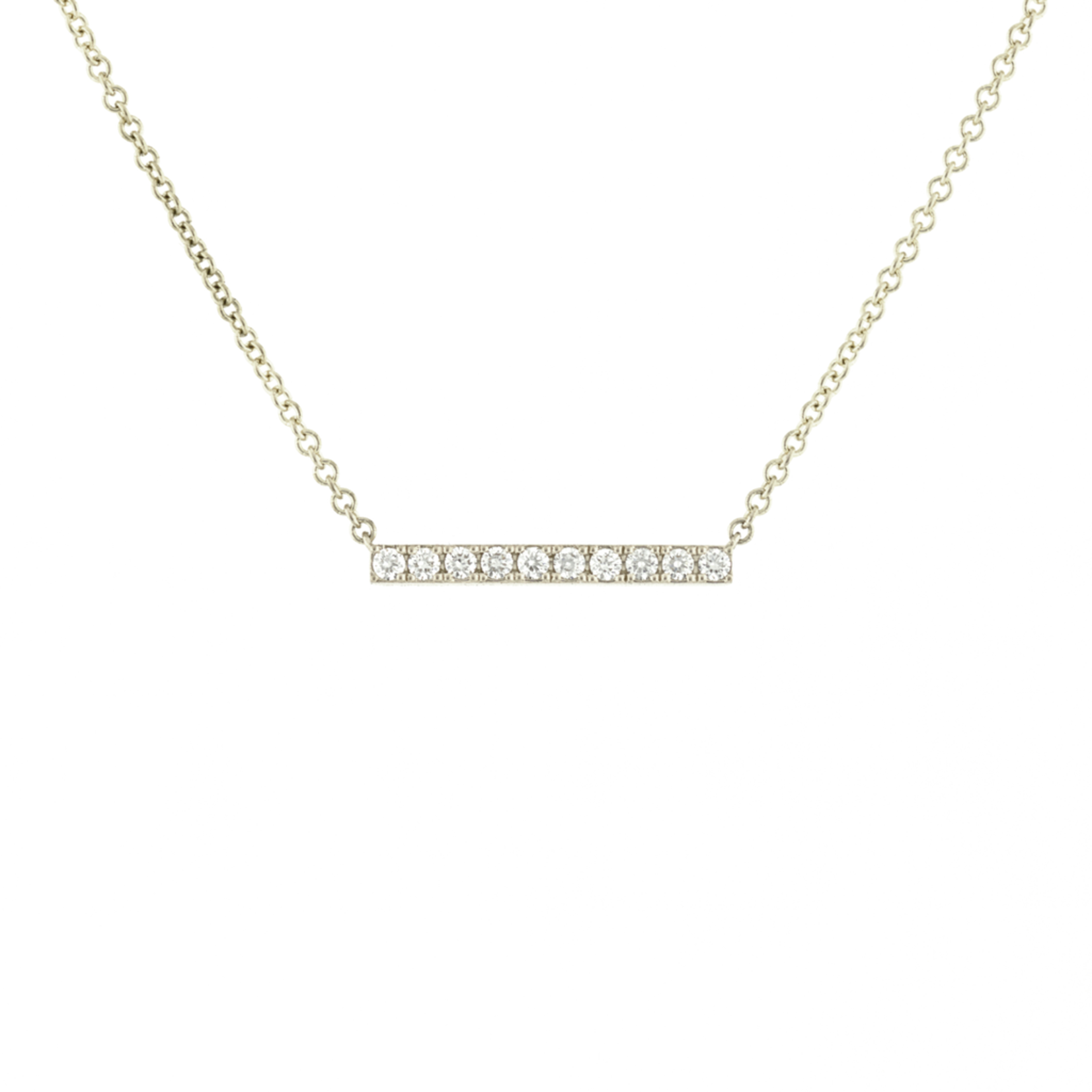 Baxter Moerman Diamond Bar Necklace, 0.10ctw