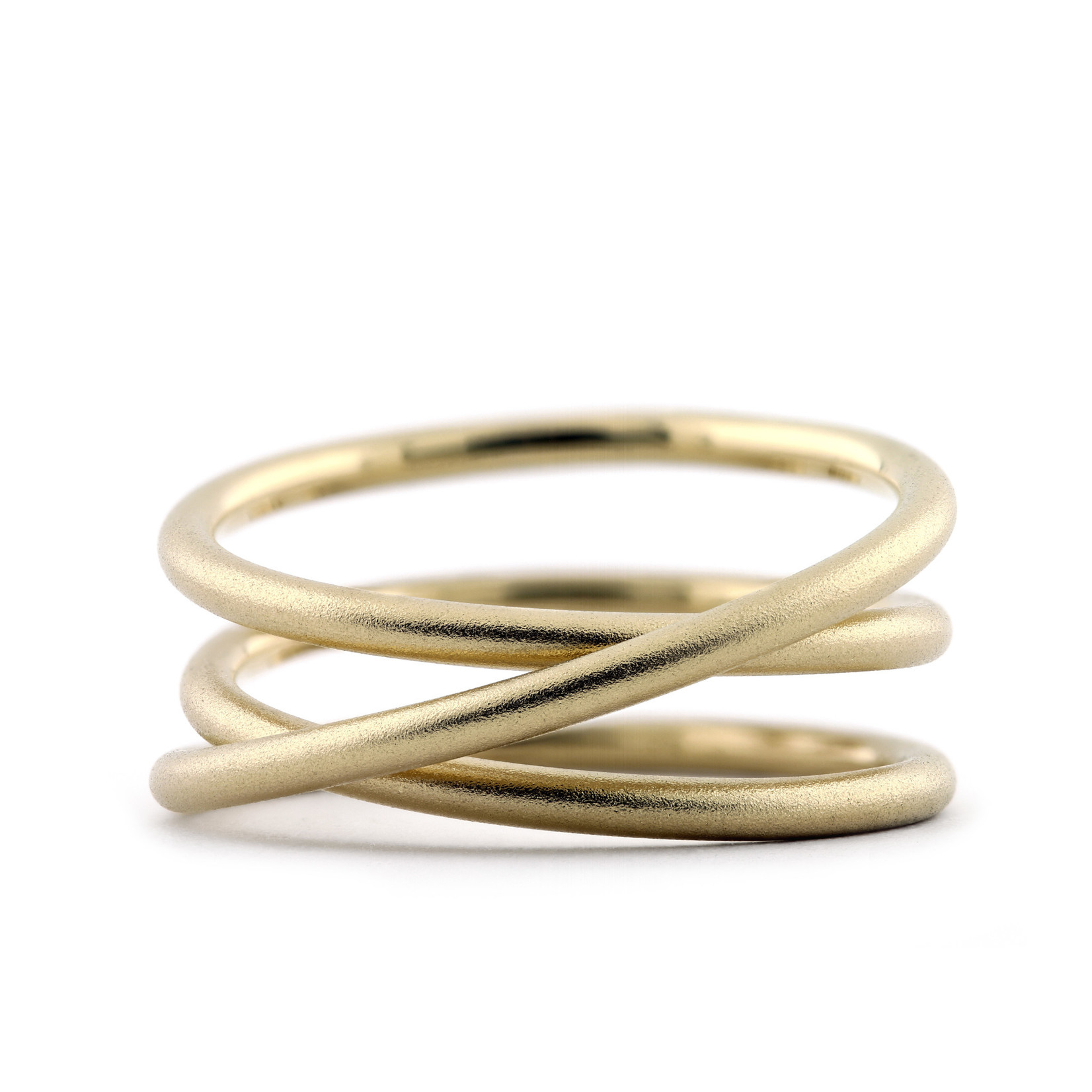 Coil Band in 18K Gold and Platinum - Baxter Moerman