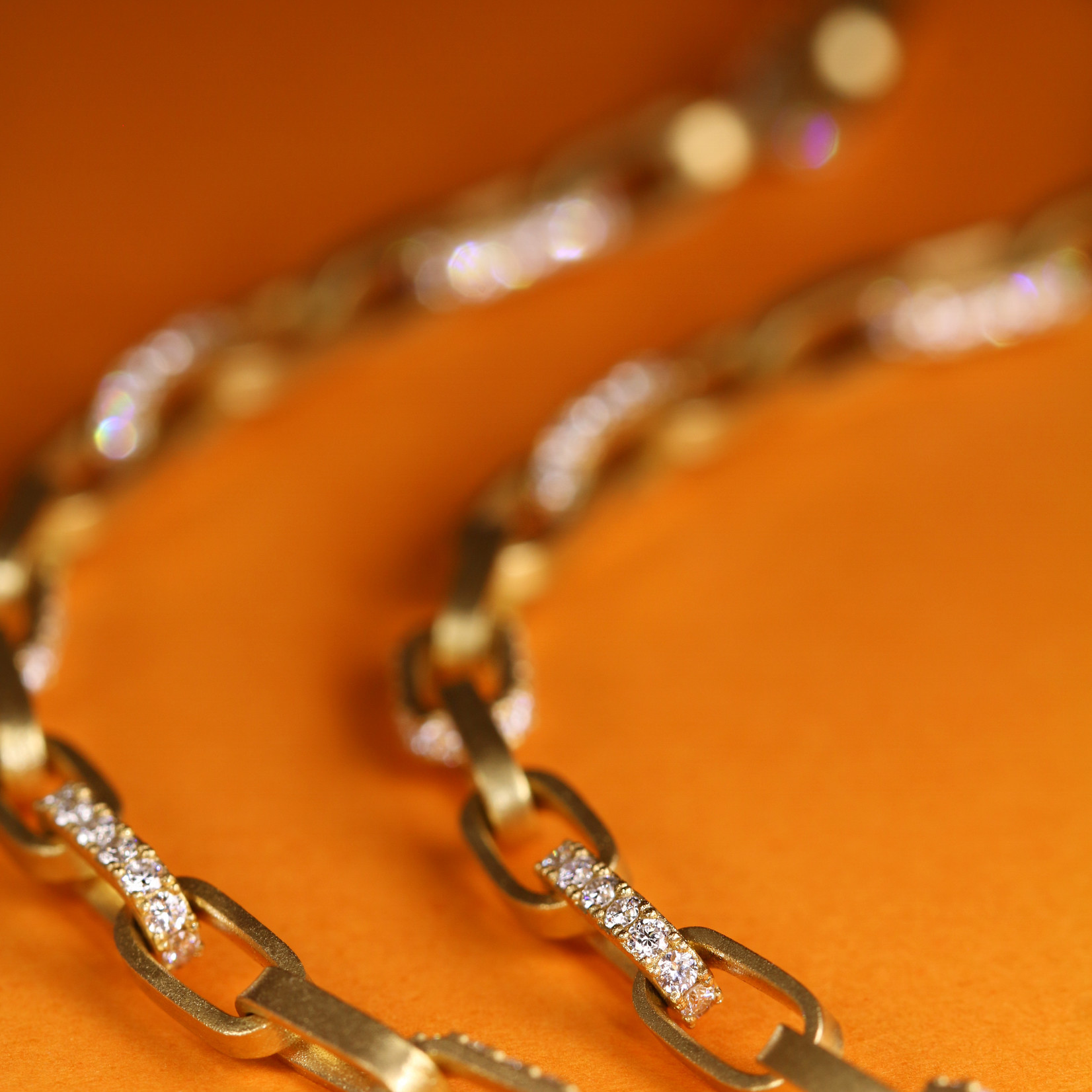 Baxter Moerman Roxy Diamond Link Chain Necklace