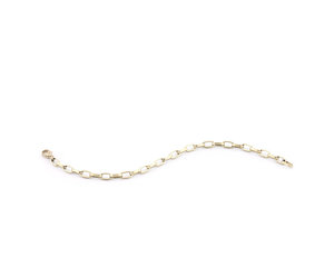 Roxy Link Chain Bracelet - Hand Fabricated Chain in 18K and