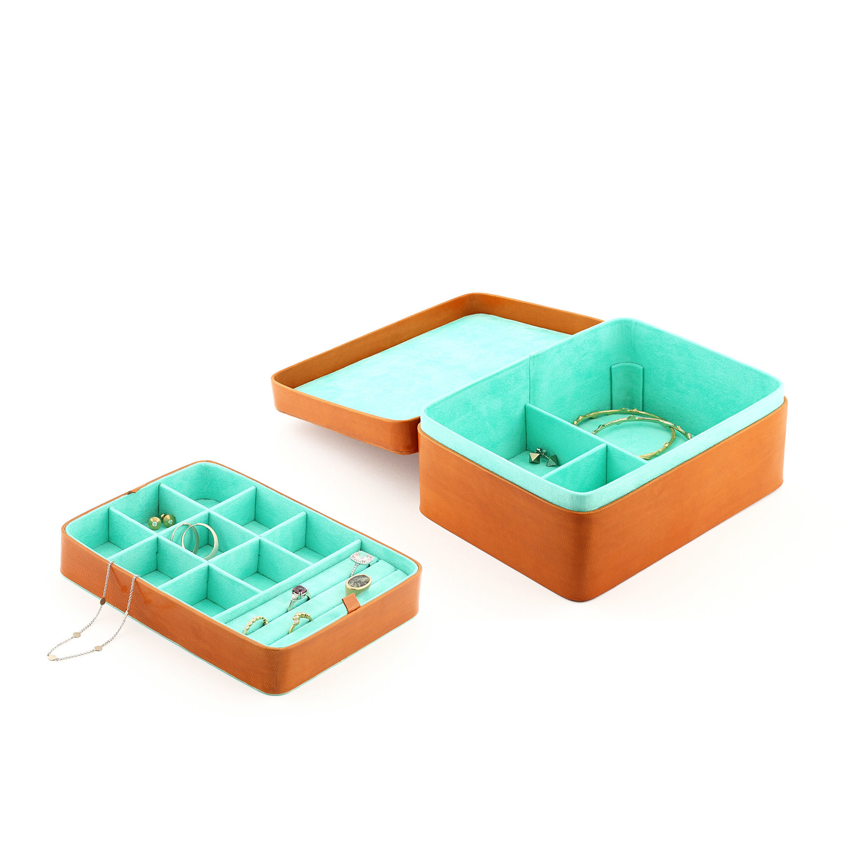 Baxter Moerman Italian Leather Jewelry Box - Large