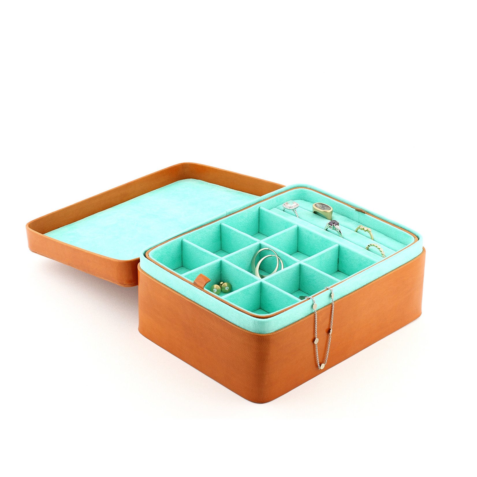 Baxter Moerman Italian Leather Jewelry Box - Large