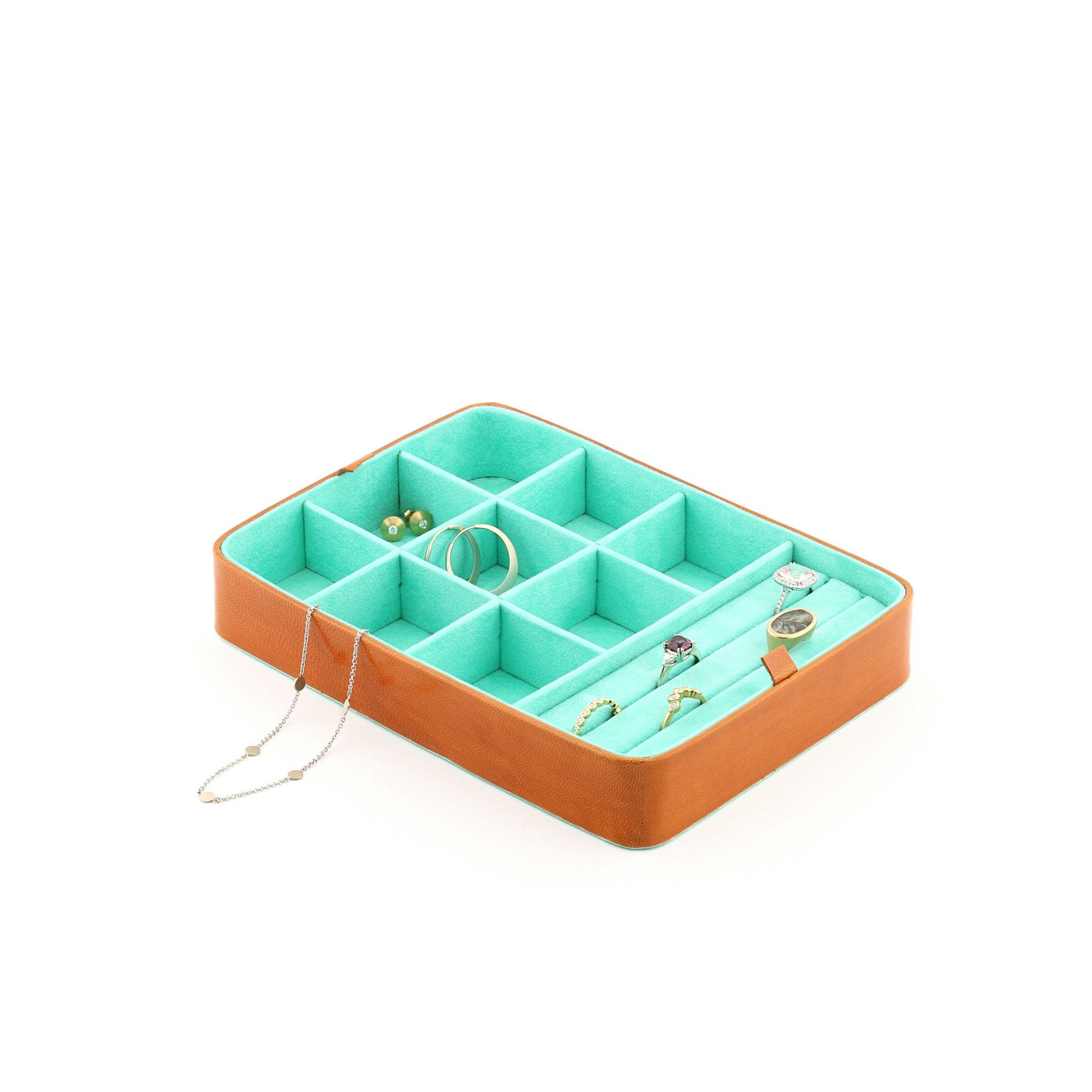 Baxter Moerman Italian Leather Jewelry Box - Large