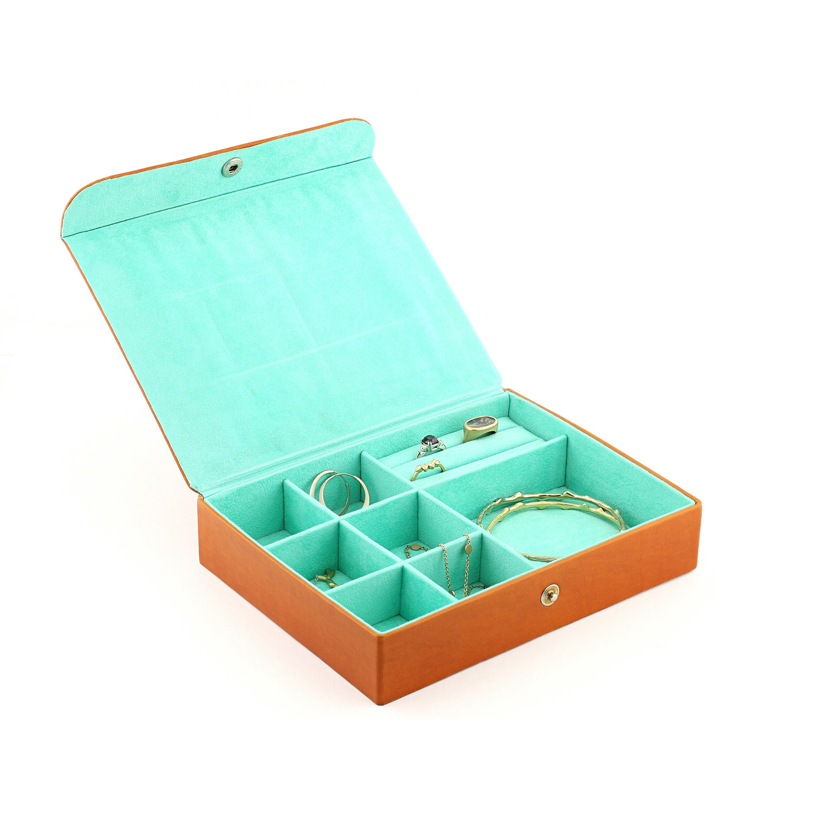 Baxter Moerman Leather Jewelry Box - Medium