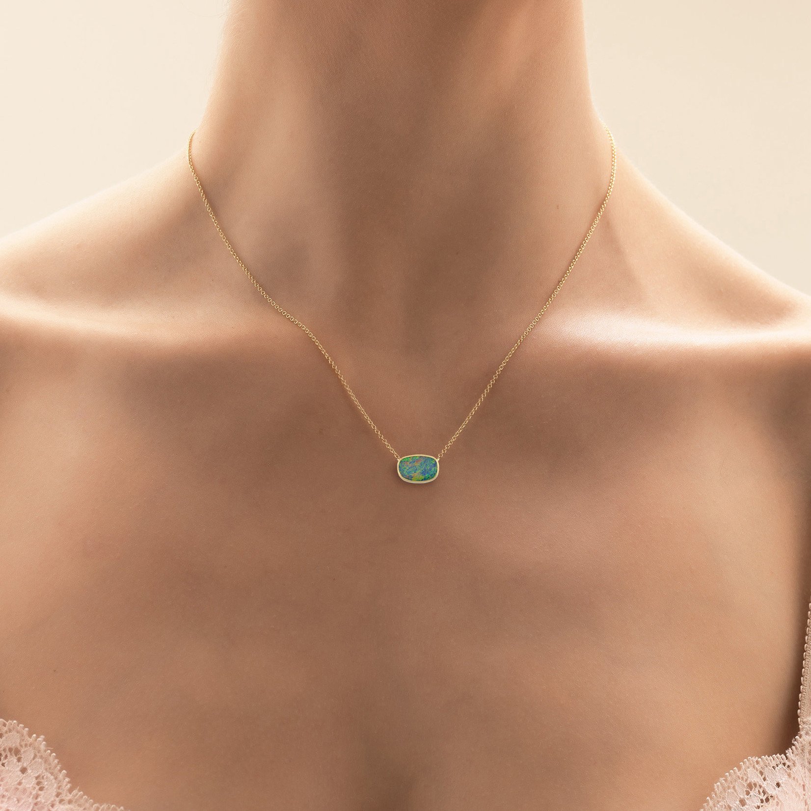 Baxter Moerman Opal Doublet Necklace