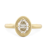 Baxter Moerman Anika Ring with Oval Diamond