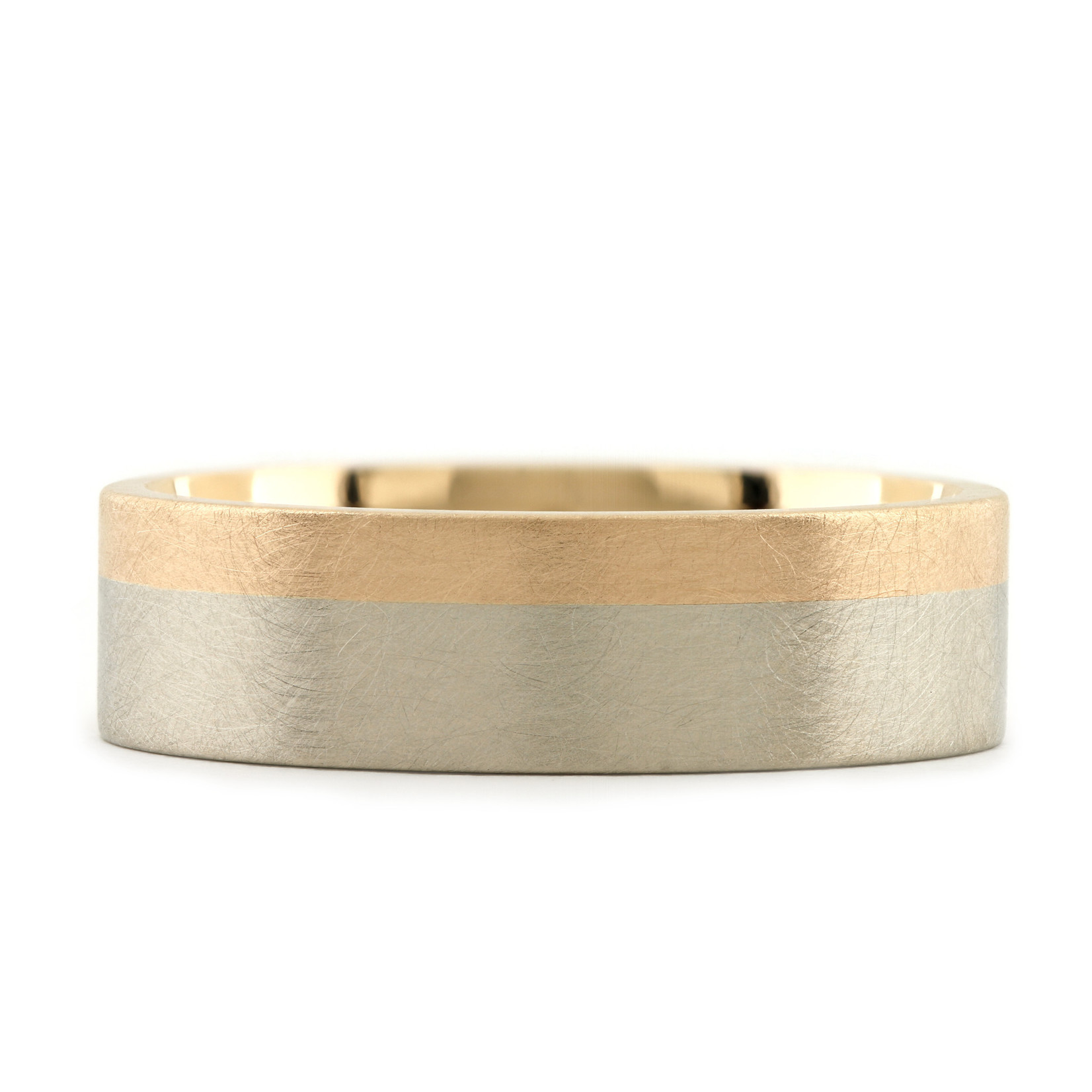 Baxter Moerman 2X4 Band- 18K Rose and White Gold