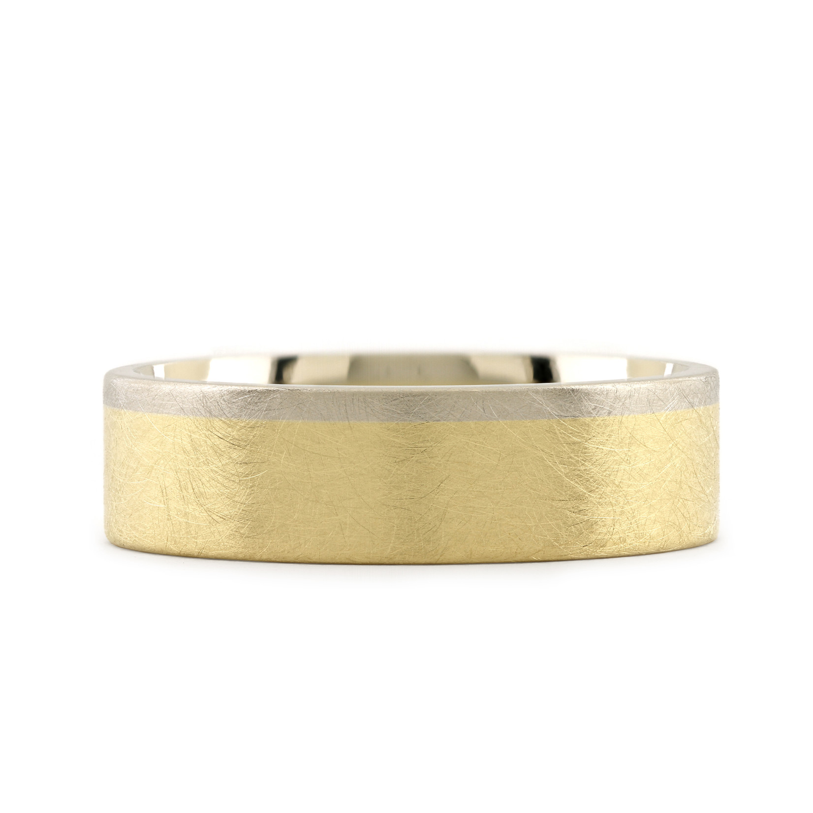 Baxter Moerman 1x5 Band - 18K Yellow and White Gold