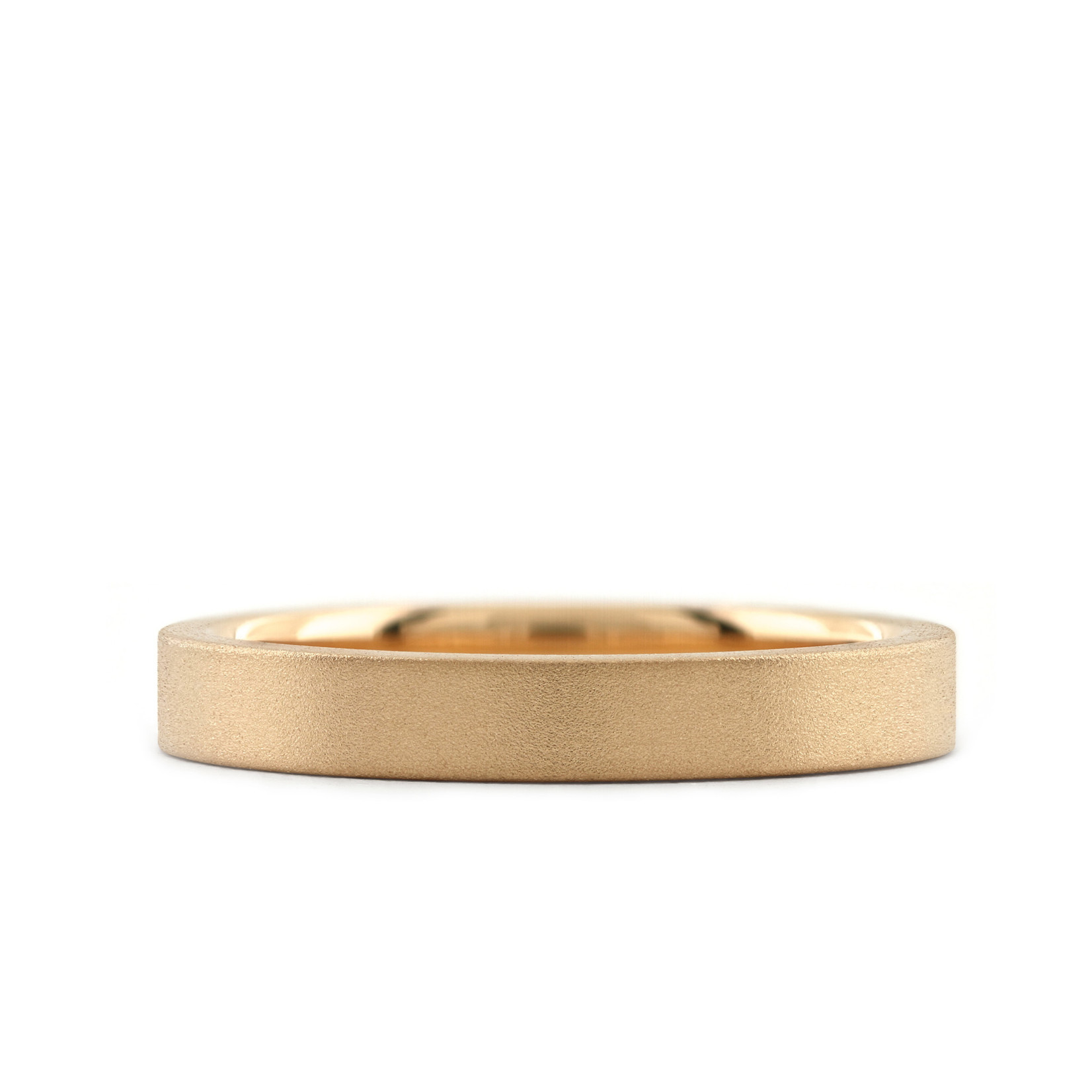 Baxter Moerman Flat Top Band - 3mm Wide