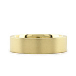 Baxter Moerman Flat Top Band - 6mm Wide, Matte Finish