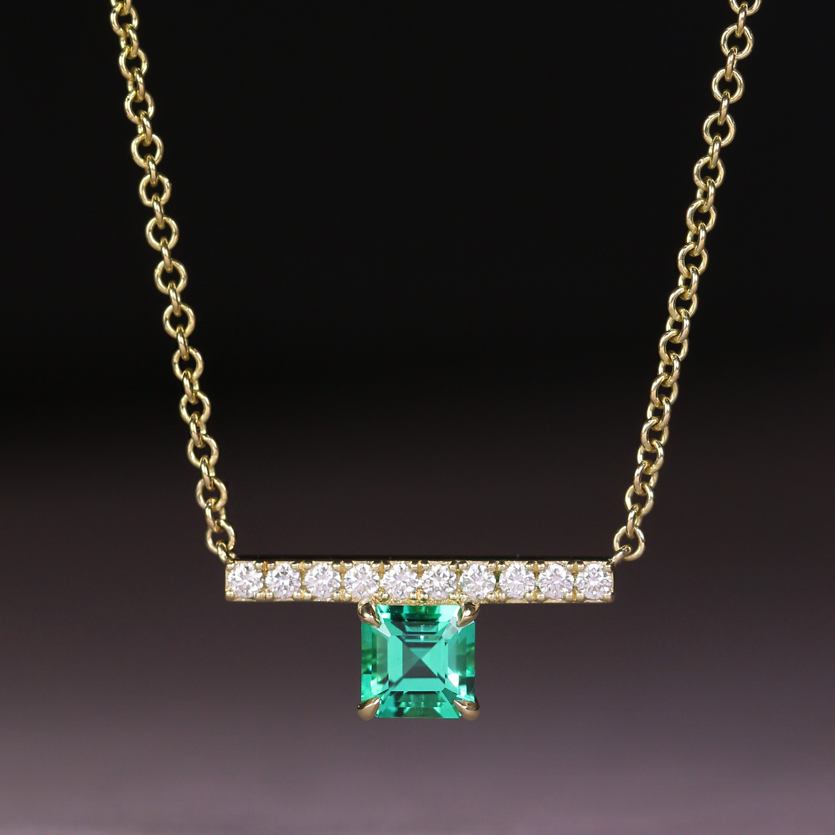 Baxter Moerman Cendra Necklace with Emerald