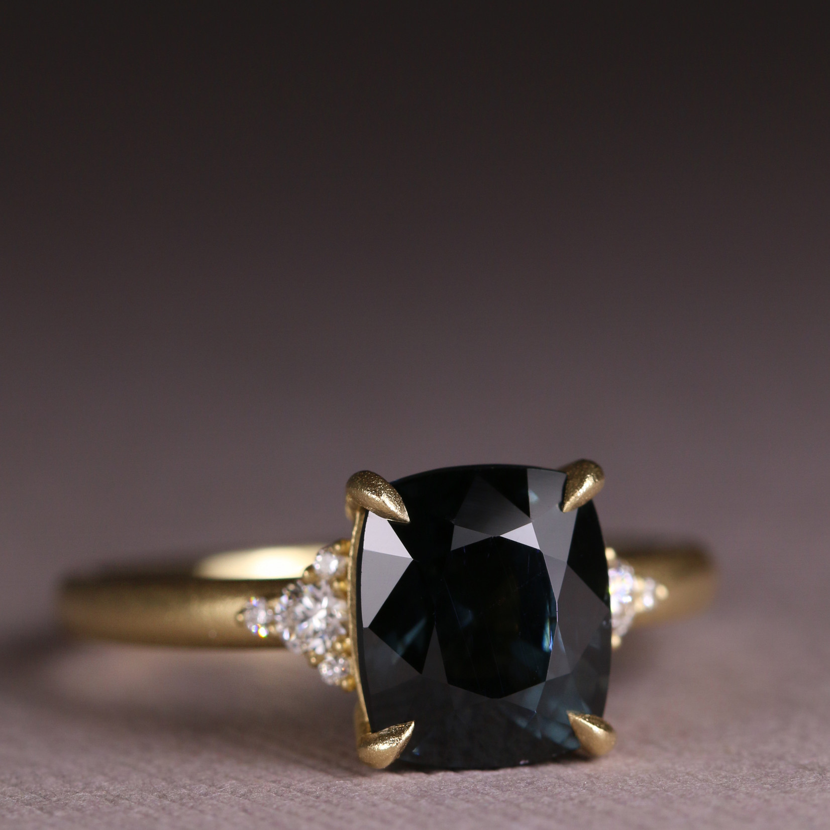 Baxter Moerman Maddie Ring with Midnight Spinel