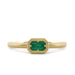Baxter Moerman Anika Ring with 0.29ct Emerald