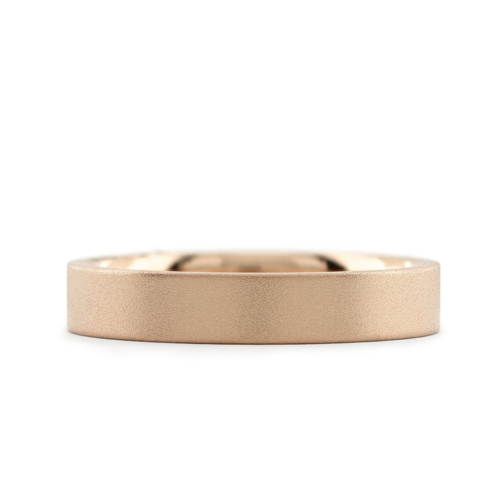 Baxter Moerman Flat Top Band - 4mm Wide