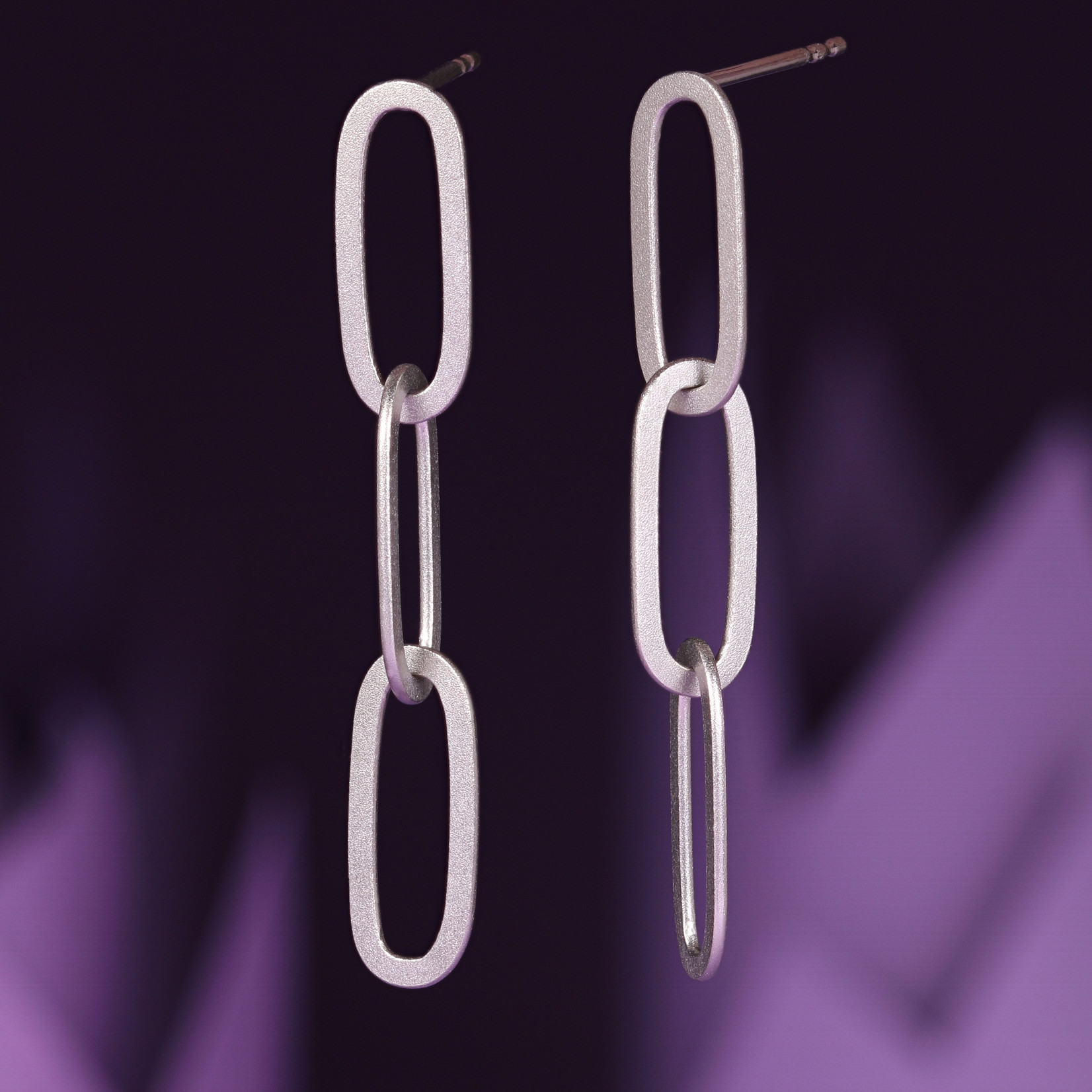 Baxter Moerman Niki Flat Link Earrings