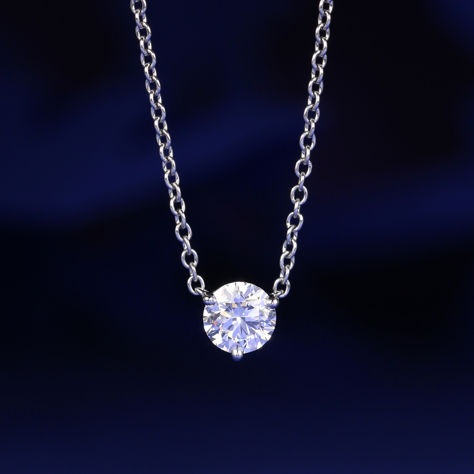 Platinum Diamond Station Necklace – Bailey's Fine Jewelry