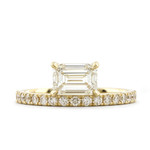 Baxter Moerman Cendra Ring with Emerald Cut Diamond