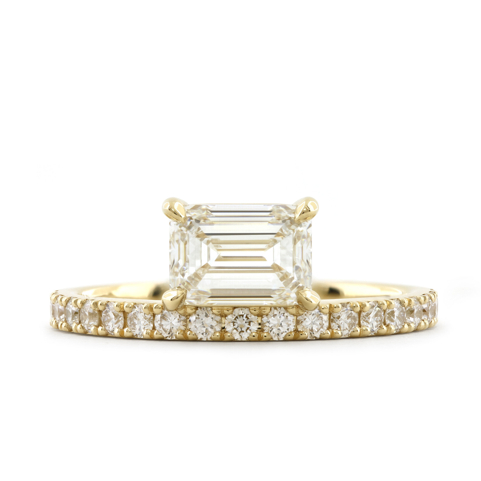 Baxter Moerman Cendra Ring with Emerald Cut Diamond