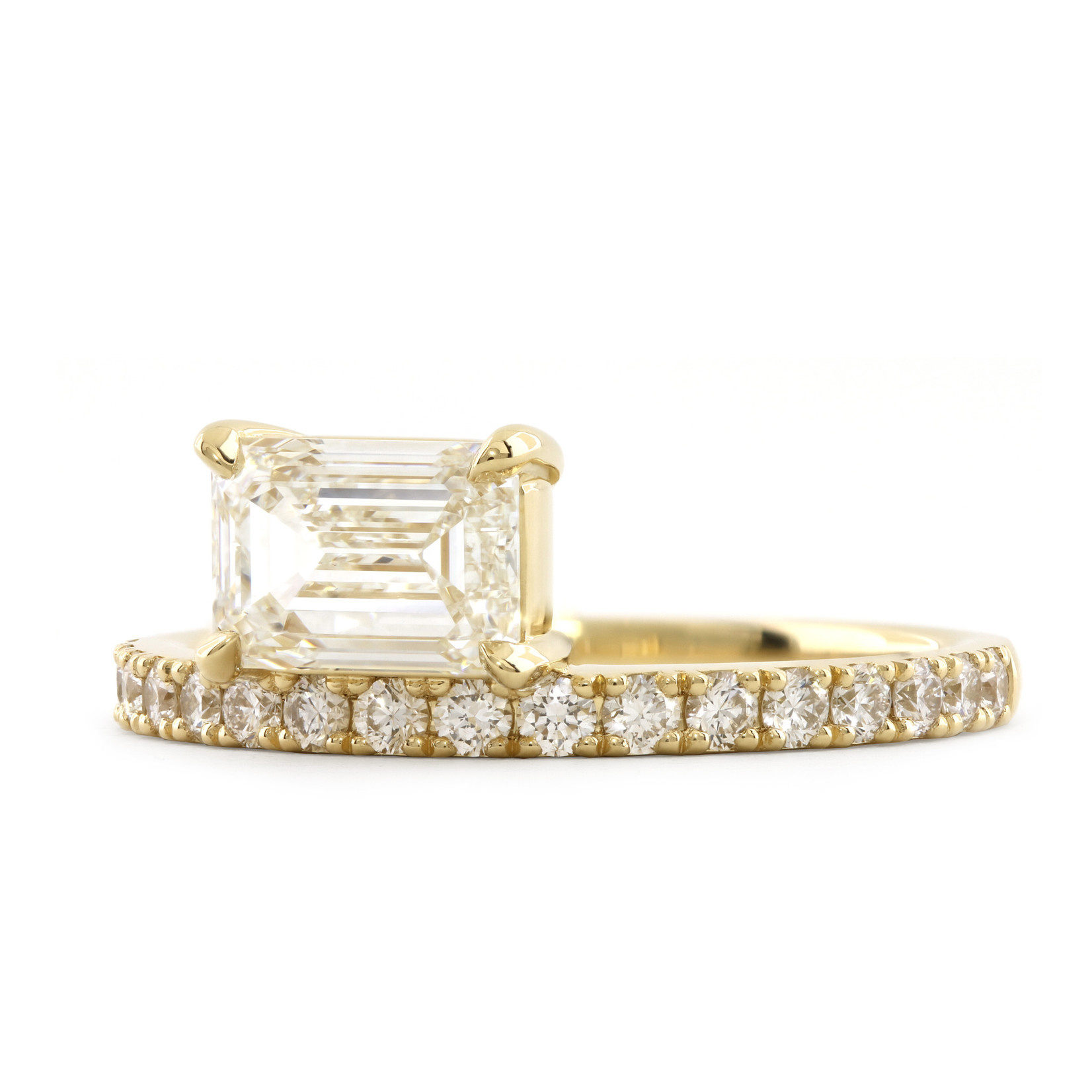 Baxter Moerman Cendra Ring with Emerald Cut Diamond