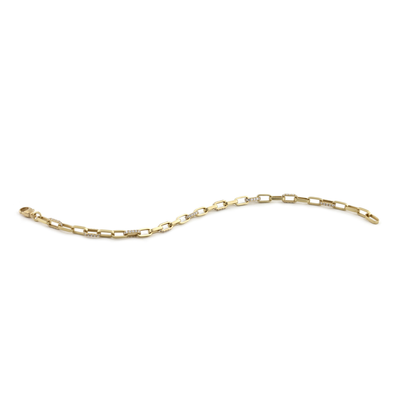 Baxter Moerman Roxy Diamond Link Bracelet in 18K Yellow Gold, 1.26ctw