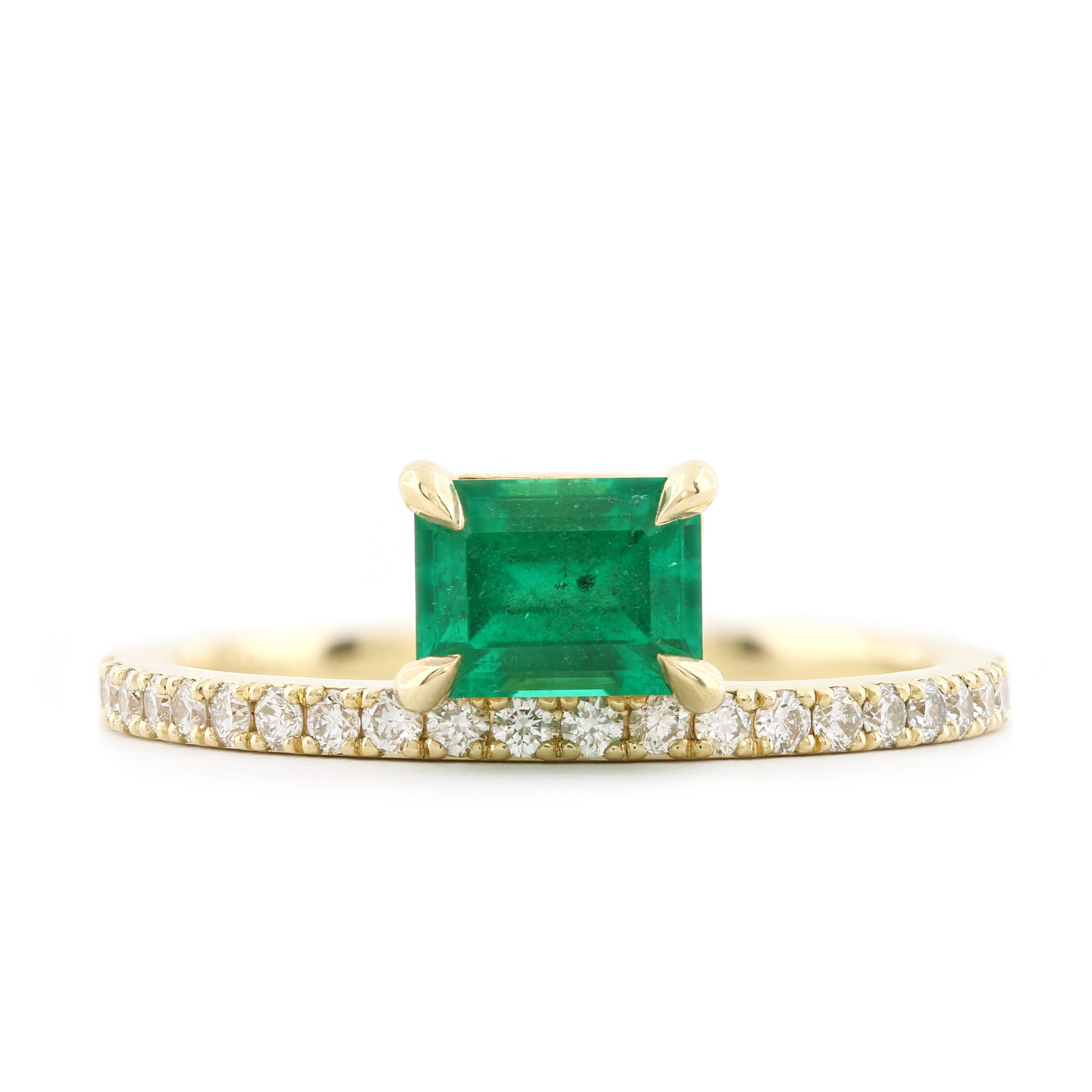 Baxter Moerman Cendra Ring with 0.84ct Emerald