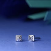 Diamond Pyramid Studs with 0.04ctw Diamonds - Baxter Moerman