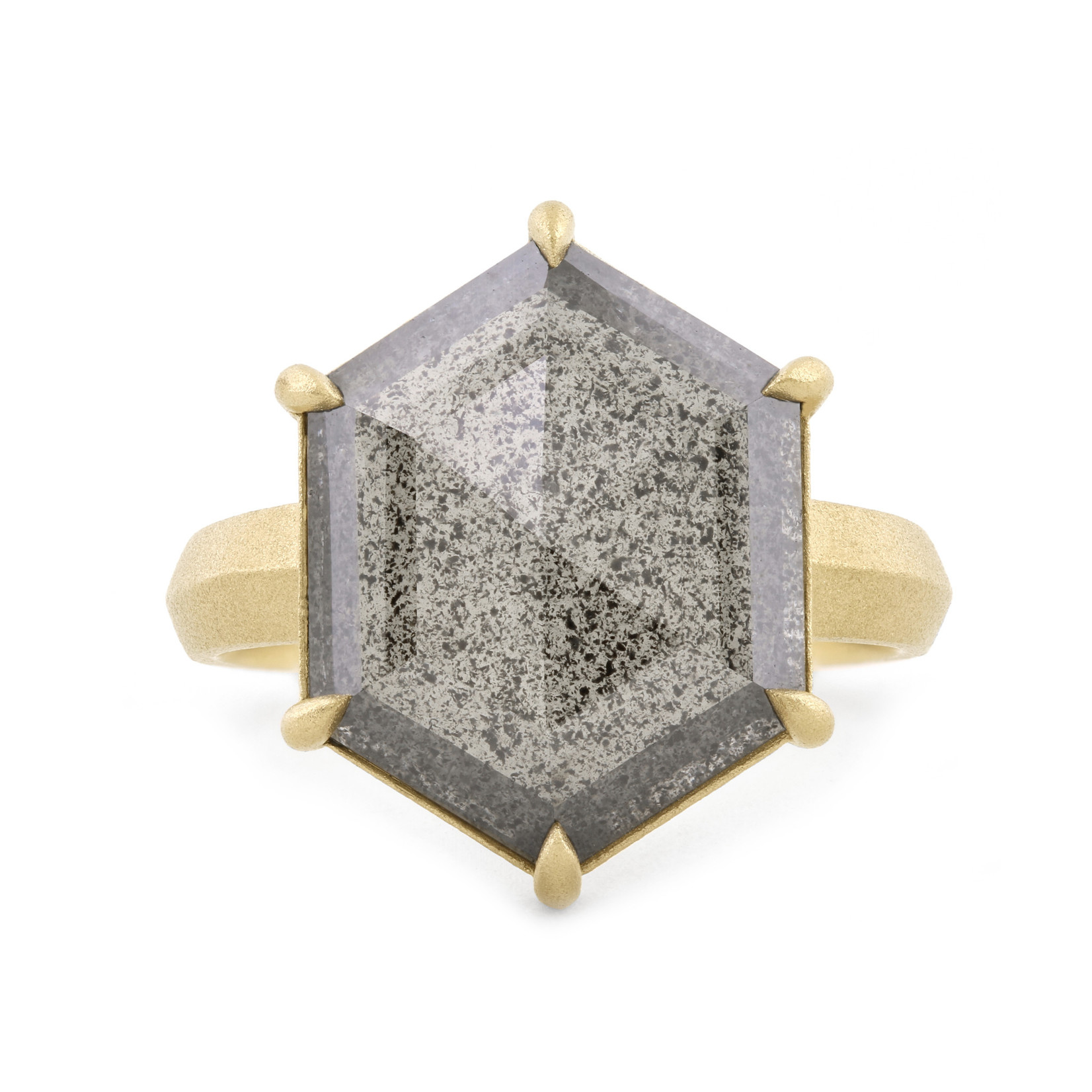 Baxter Moerman Margaux Ring with Salt & Pepper Diamond
