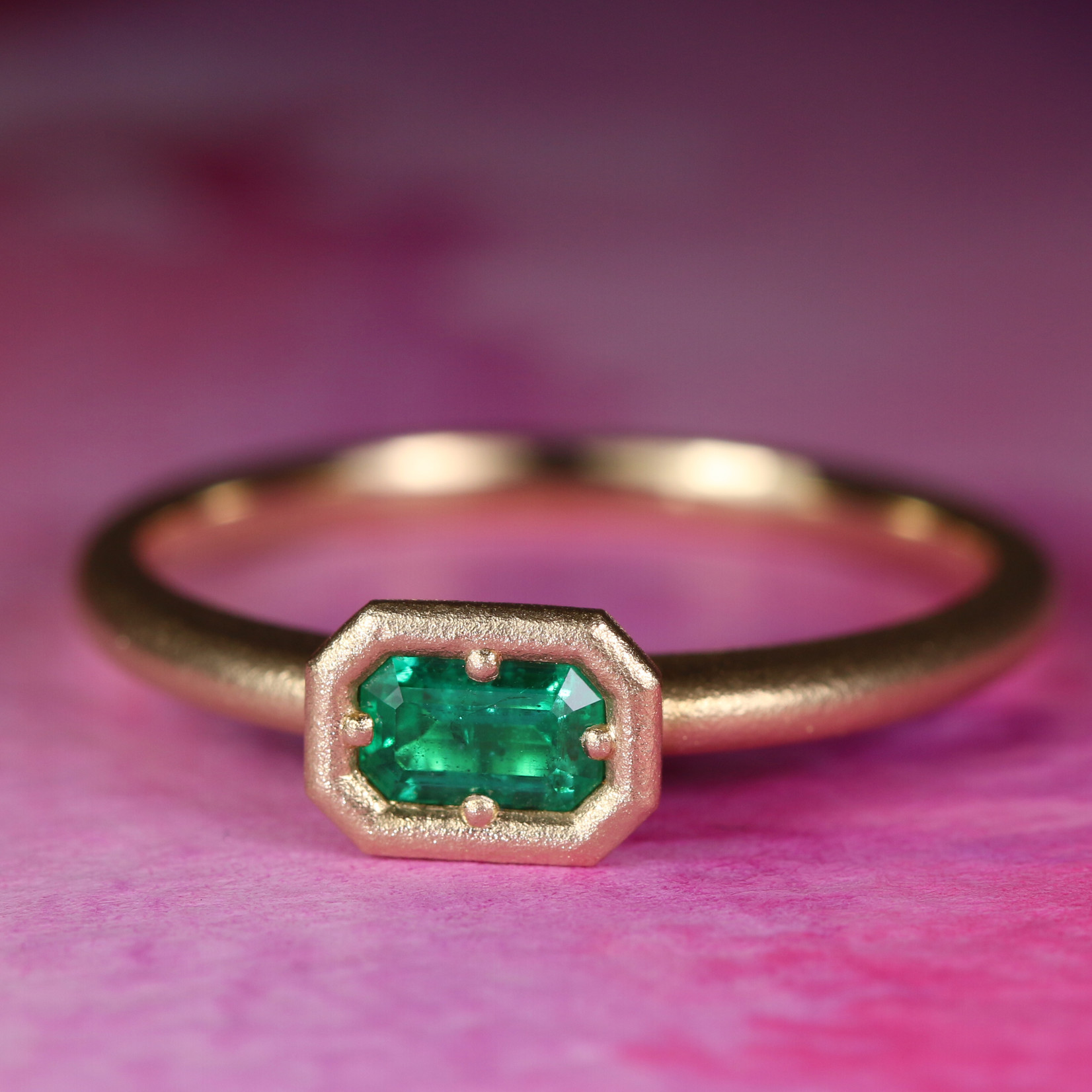 Baxter Moerman Anika Ring with 0.29ct Emerald