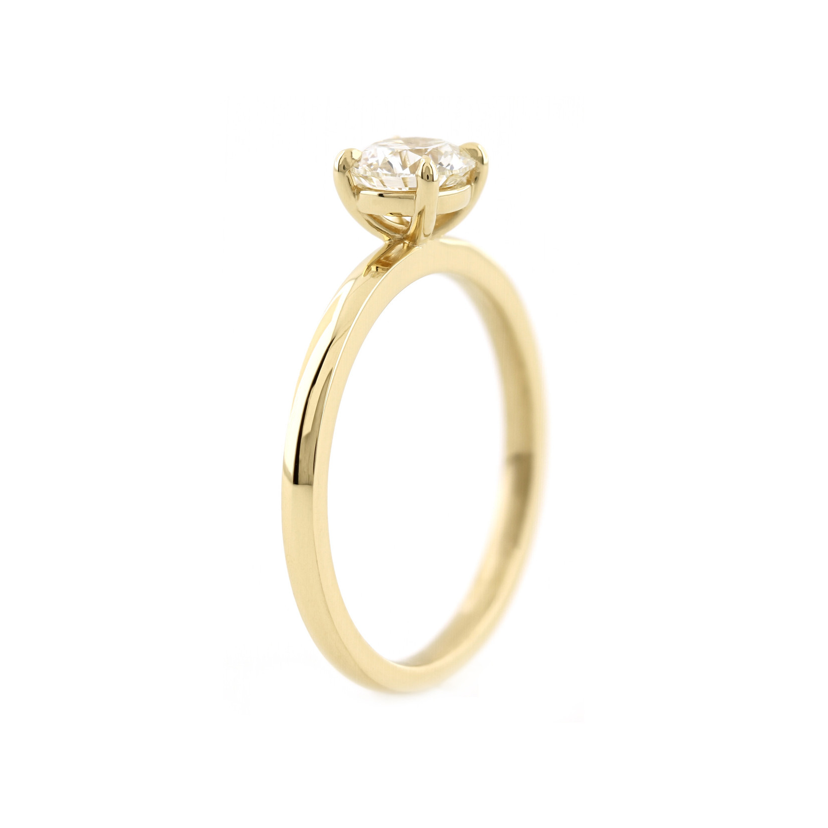 Baxter Moerman Chelsea Engagment Ring with Round Diamond