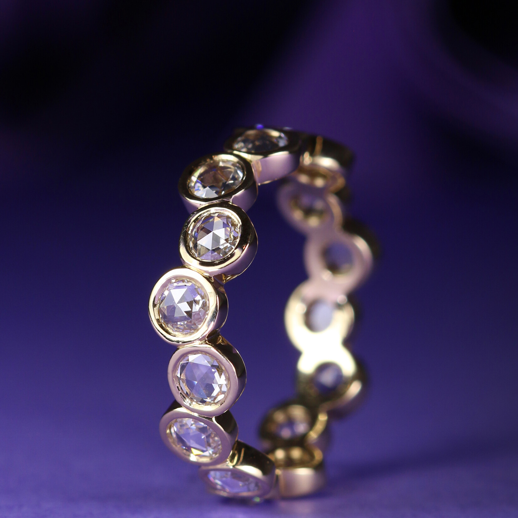 Baxter Moerman Evie Eternity Band with Rose Cut Diamonds