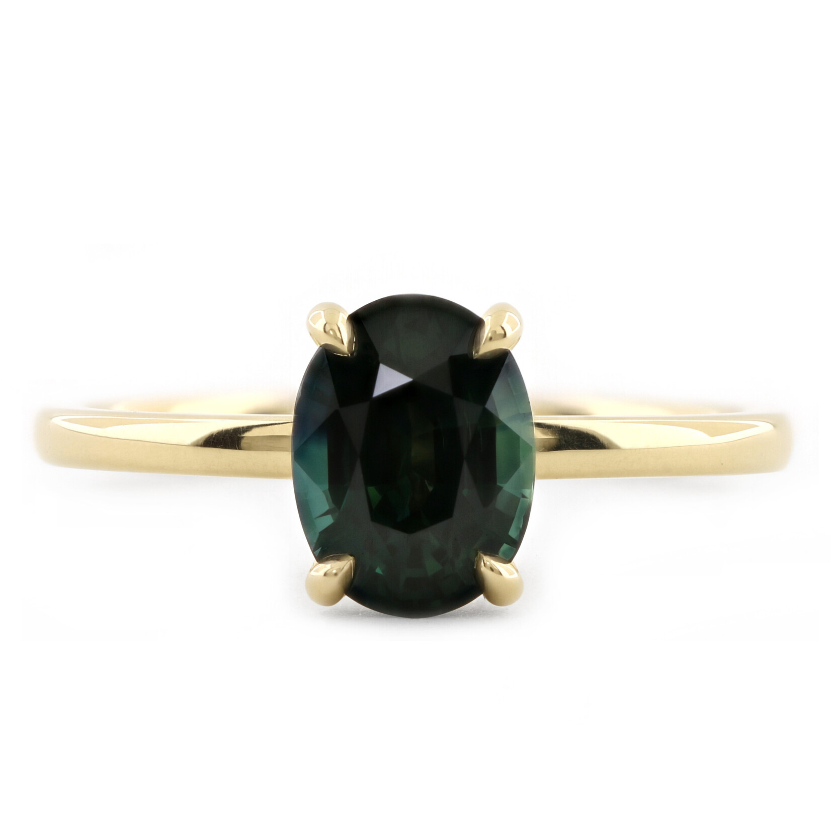 Baxter Moerman Chelsea Ring with Teal Sapphire